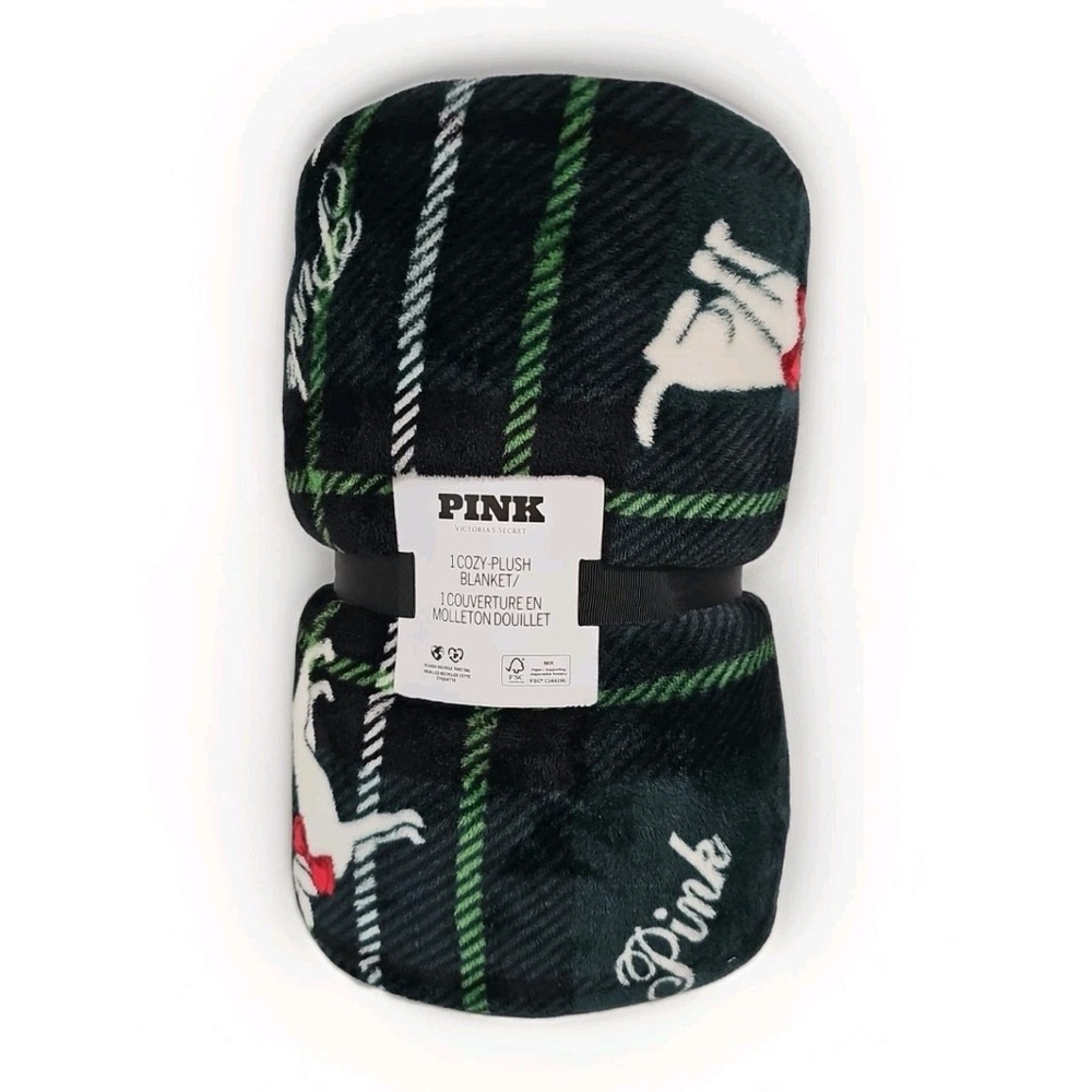Victoria's Secret Pink Plaid Blanket